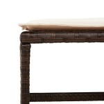 vidaXL Set mobilier de grădină, 13 piese, maro, cu perne, poliratan vidaXL Set mobilier de grădină, 13 piese, maro, cu perne, poliratan