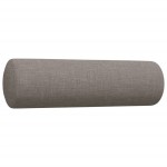 vidaXL Set de canapele cu perne, 3 piese, gri taupe, textil vidaXL Set de canapele cu perne, 3 piese, gri taupe, textil