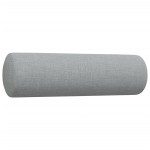 vidaXL Set de canapele cu perne, 2 piese, gri deschis, textil vidaXL Set de canapele cu perne, 2 piese, gri deschis, textil