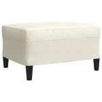 vidaXL Set de canapele cu perne/rulouri, 4 piese, crem, catifea vidaXL Set de canapele cu perne/rulouri, 4 piese, crem, catifea