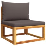 vidaXL Set canapele de grădină cu 6 piese, lemn de salcâm și frânghie vidaXL Set canapele de grădină cu 6 piese, lemn de salcâm și frânghie