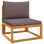 vidaXL Set canapele de grădină cu 10 piese, lemn de salcâm și frânghie vidaXL Set canapele de grădină cu 10 piese, lemn de salcâm și frânghie