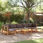 vidaXL Set canapele de grădină cu 8 piese, lemn de acacia și frânghie vidaXL Set canapele de grădină cu 8 piese, lemn de acacia și frânghie