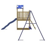 vidaXL Set de joacă pentru exterior, lemn de pin impregnat