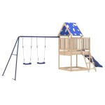 vidaXL Set de joacă pentru exterior, lemn masiv de pin