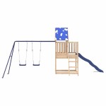vidaXL Set de joacă pentru exterior, lemn masiv de pin