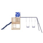 vidaXL Set de joacă pentru exterior, lemn masiv de pin