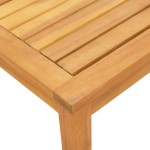 vidaXL Șezlonguri, 2 buc., gri, cu masă, lemn masiv acacia/textilenă vidaXL Șezlonguri, 2 buc., gri, cu masă, lemn masiv acacia/textilenă