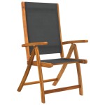 vidaXL Set mobilier de grădină, 9 piese, lemn masiv acacia/textilenă vidaXL Set mobilier de grădină, 9 piese, lemn masiv acacia/textilenă