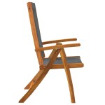 vidaXL Set mobilier de grădină, 9 piese, lemn masiv acacia/textilenă vidaXL Set mobilier de grădină, 9 piese, lemn masiv acacia/textilenă