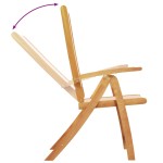 vidaXL Set mobilier de grădină, 9 piese, lemn masiv acacia/textilenă vidaXL Set mobilier de grădină, 9 piese, lemn masiv acacia/textilenă