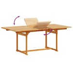 vidaXL Set mobilier de grădină, 5 piese, lemn masiv acacia/textilenă