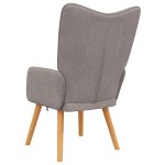 vidaXL Scaun de relaxare, taupe, material textil vidaXL Scaun de relaxare, taupe, material textil