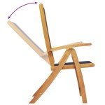 vidaXL Set mobilier de grădină, 9 piese, lemn masiv acacia/textilenă vidaXL Set mobilier de grădină, 9 piese, lemn masiv acacia/textilenă