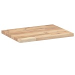 vidaXL Rafturi plutitoare 2 buc. 40x30x2 cm lemn masiv acacia netratat