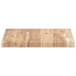 vidaXL Rafturi plutitoare 2 buc. 40x30x2 cm lemn masiv acacia netratat