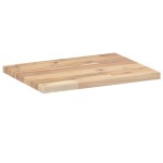 vidaXL Rafturi plutitoare 2 buc. 40x30x2 cm lemn masiv acacia netratat