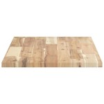 vidaXL Raft suspendat, 80x40x2 cm, lemn masiv de acacia netratat vidaXL Raft suspendat, 80x40x2 cm, lemn masiv de acacia netratat