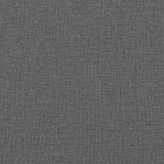 vidaXL Scaun de relaxare, gri închis, material textil