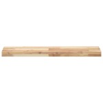 vidaXL Raft suspendat, 80x20x4 cm, lemn masiv de acacia netratat vidaXL Raft suspendat, 80x20x4 cm, lemn masiv de acacia netratat