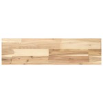 vidaXL Rafturi suspendate 2 buc. 80x20x4 cm lemn masiv acacia netratat