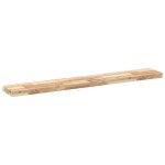 vidaXL Rafturi plutitoare 2 buc. 120x20x4cm lemn masiv acacia netratat