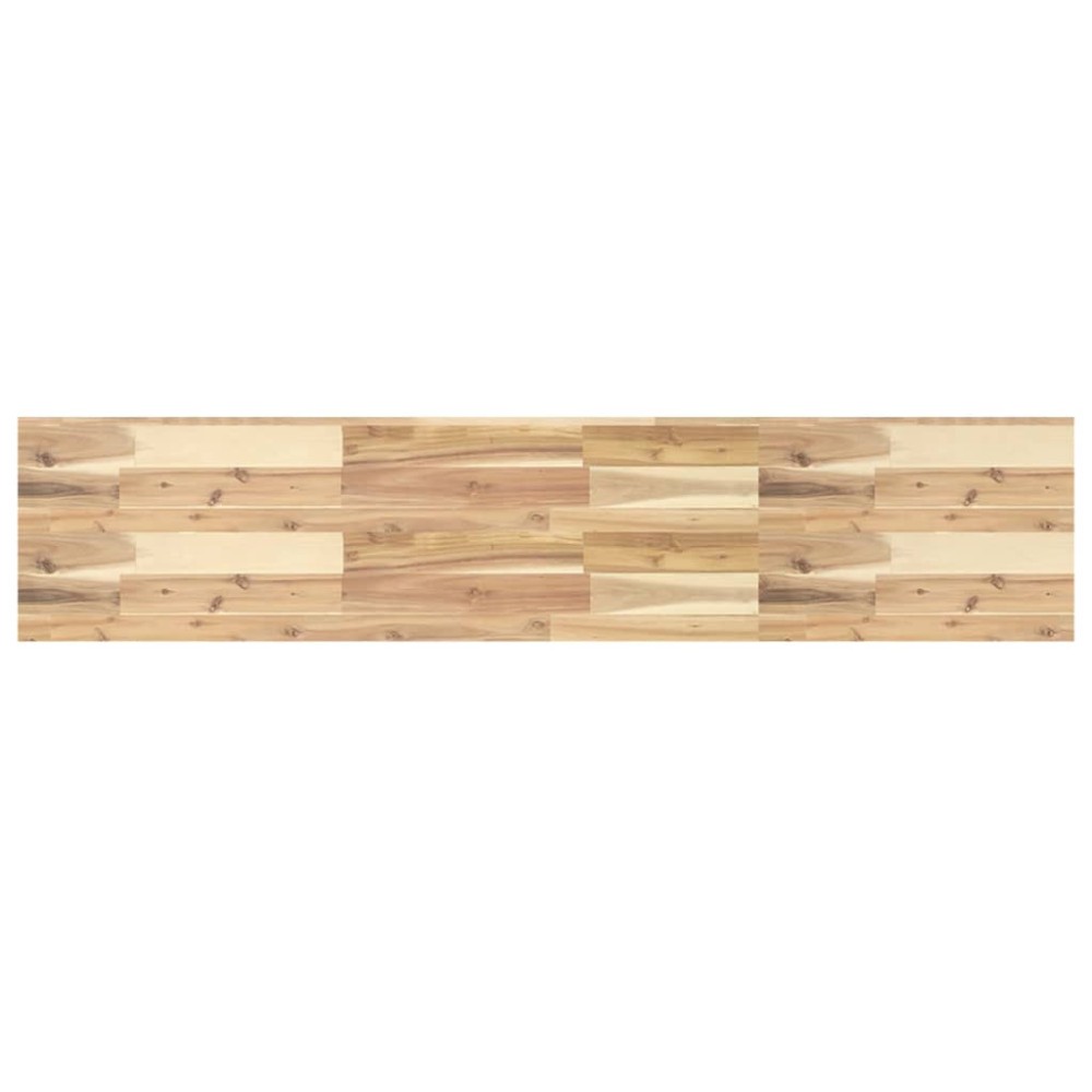 vidaXL Raft plutitor, 120x30x4 cm, lemn masiv de acacia netratat