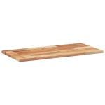 vidaXL Raft suspendat 80x40x2 cm lemn masiv acacia netratat vidaXL Raft suspendat 80x40x2 cm lemn masiv acacia netratat