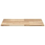 vidaXL Blat de birou netratat, 80x60x2 cm, lemn masiv de acacia