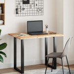 vidaXL Blat de birou netratat, 80x70x2 cm, lemn masiv de acacia vidaXL Blat de birou netratat, 80x70x2 cm, lemn masiv de acacia