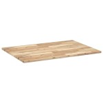 vidaXL Blat de birou netratat, 80x70x2 cm, lemn masiv de acacia vidaXL Blat de birou netratat, 80x70x2 cm, lemn masiv de acacia