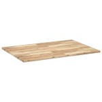 vidaXL Blat de birou netratat, 120x70x2 cm, lemn masiv de acacia