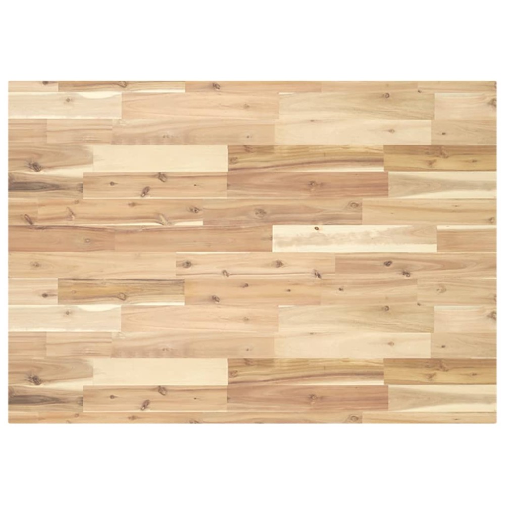 vidaXL Blat de birou netratat, 80x70x4 cm, lemn masiv de acacia