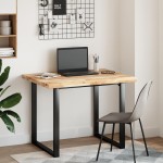 vidaXL Blat de birou netratat, 100x80x4 cm, lemn masiv de acacia vidaXL Blat de birou netratat, 100x80x4 cm, lemn masiv de acacia