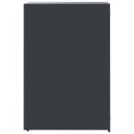 vidaXL Depozitare coș gunoi roți 5 coșuri antracit 345x79x117 cm oțel vidaXL Depozitare coș gunoi roți 5 coșuri antracit 345x79x117 cm oțel