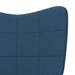 vidaXL Scaun balansoar, albastru, material textil vidaXL Scaun balansoar, albastru, material textil