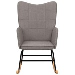 vidaXL Scaun balansoar, gri taupe, material textil vidaXL Scaun balansoar, gri taupe, material textil