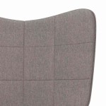 vidaXL Scaun balansoar, gri taupe, material textil vidaXL Scaun balansoar, gri taupe, material textil