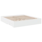 vidaXL Cadru de pat cu sertare, alb, 180x200 cm, lemn prelucrat vidaXL Cadru de pat cu sertare, alb, 180x200 cm, lemn prelucrat
