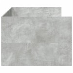 vidaXL Pat de zi cu sertare fără saltea, gri beton, 100x200 cm