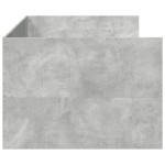 vidaXL Pat de zi cu sertare fără saltea, gri beton, 90x200 cm
