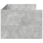 vidaXL Pat de zi cu sertare fără saltea, gri beton, 90x190 cm