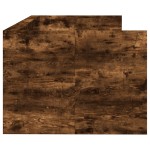 vidaXL Pat de zi cu sertare fără saltea, stejar fumuriu, 100x200 cm