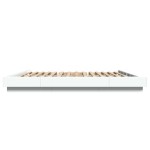 vidaXL Cadru de pat cu lumini LED, alb, 180x200 cm, lemn prelucrat vidaXL Cadru de pat cu lumini LED, alb, 180x200 cm, lemn prelucrat