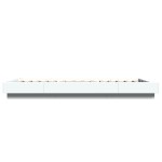 vidaXL Cadru de pat cu lumini LED, alb, 100x200 cm, lemn prelucrat vidaXL Cadru de pat cu lumini LED, alb, 100x200 cm, lemn prelucrat