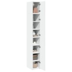 vidaXL Dulap depozitare slim alb 30x42,5x225 cm lemn prelucrat