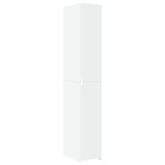 vidaXL Dulap depozitare slim alb 30x42,5x225 cm lemn prelucrat