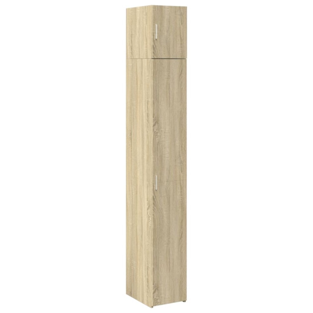 vidaXL Dulap depozitare slim stejar sonoma 30x42,5x225cm lemn compozit