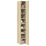 vidaXL Dulap depozitare slim stejar sonoma 30x42,5x225cm lemn compozit