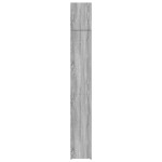 vidaXL Dulap depozitare slim sonoma gri 30x42,5x225 cm lemn prelucrat